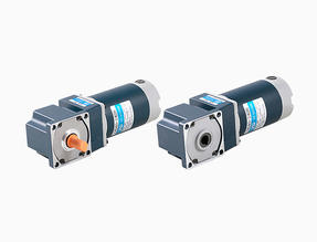 40W-80mm DC Spiral Bevel Right Angle Brush Gear Motor