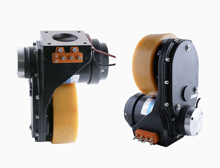DC Brush Drive Wheel with 195mm Diameter Wheel