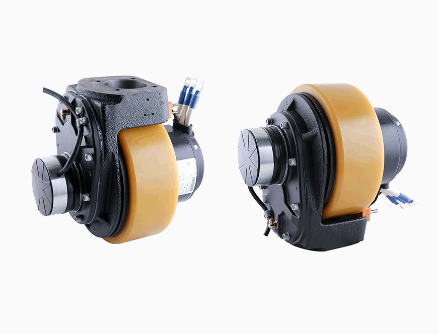 Low Voltage AC Type Horizontal Drive Wheel with 210mm Diameter