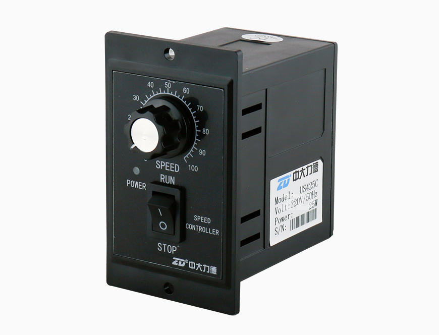 Single Phase 110V / 220V Micro AC Variable Speed Gear Motor With Speed  Controller